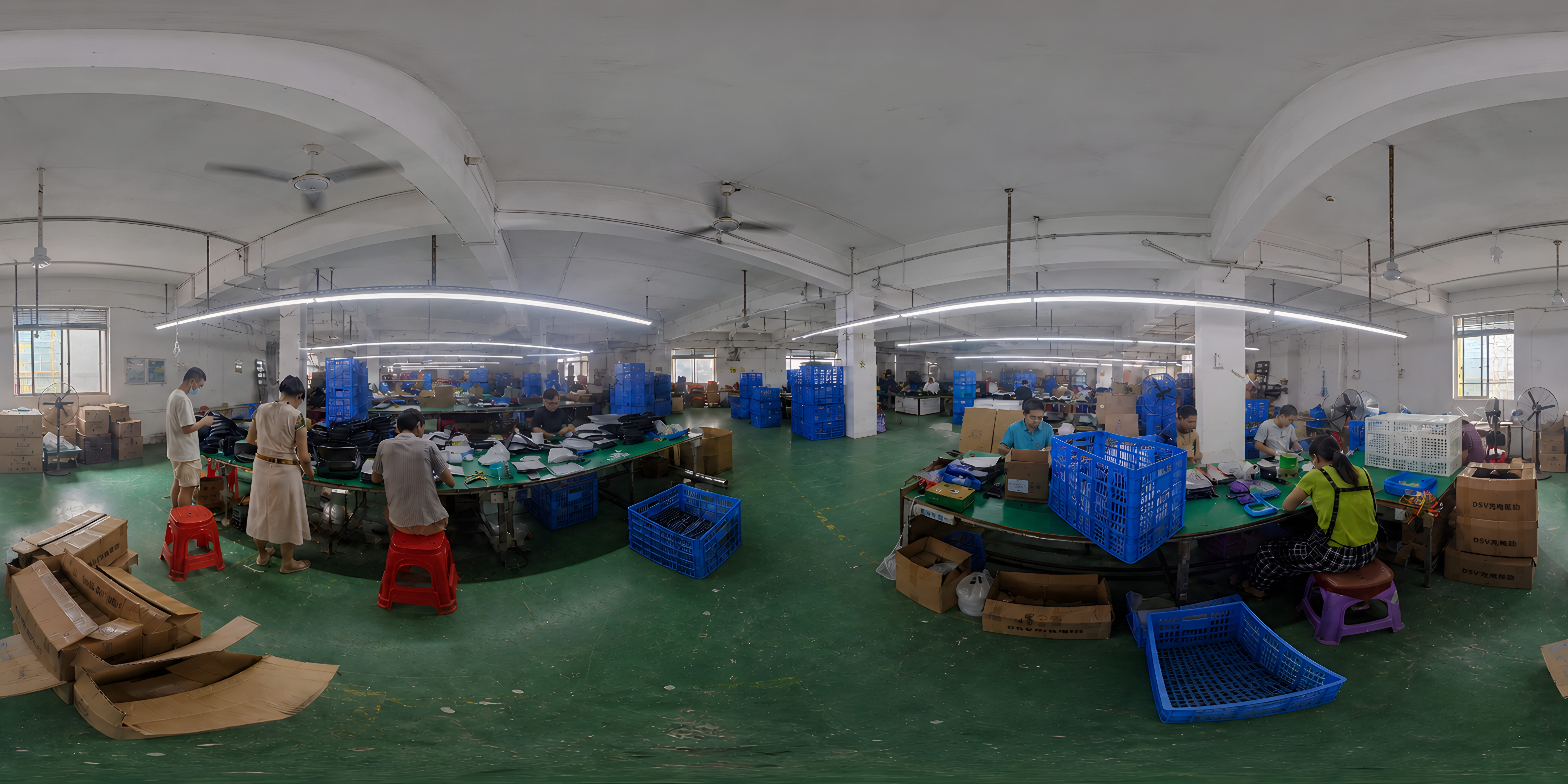 Electric Fan Production Workshop