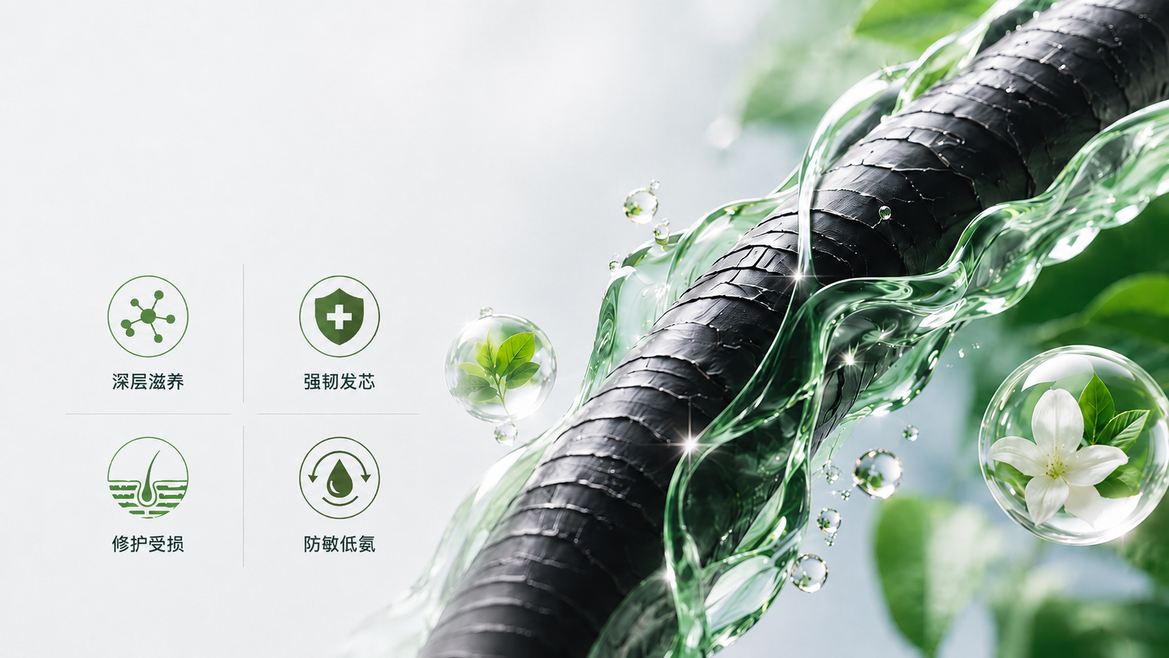 更有效｜低氨无氨 + 防敏剔除 PPD + 染护一体