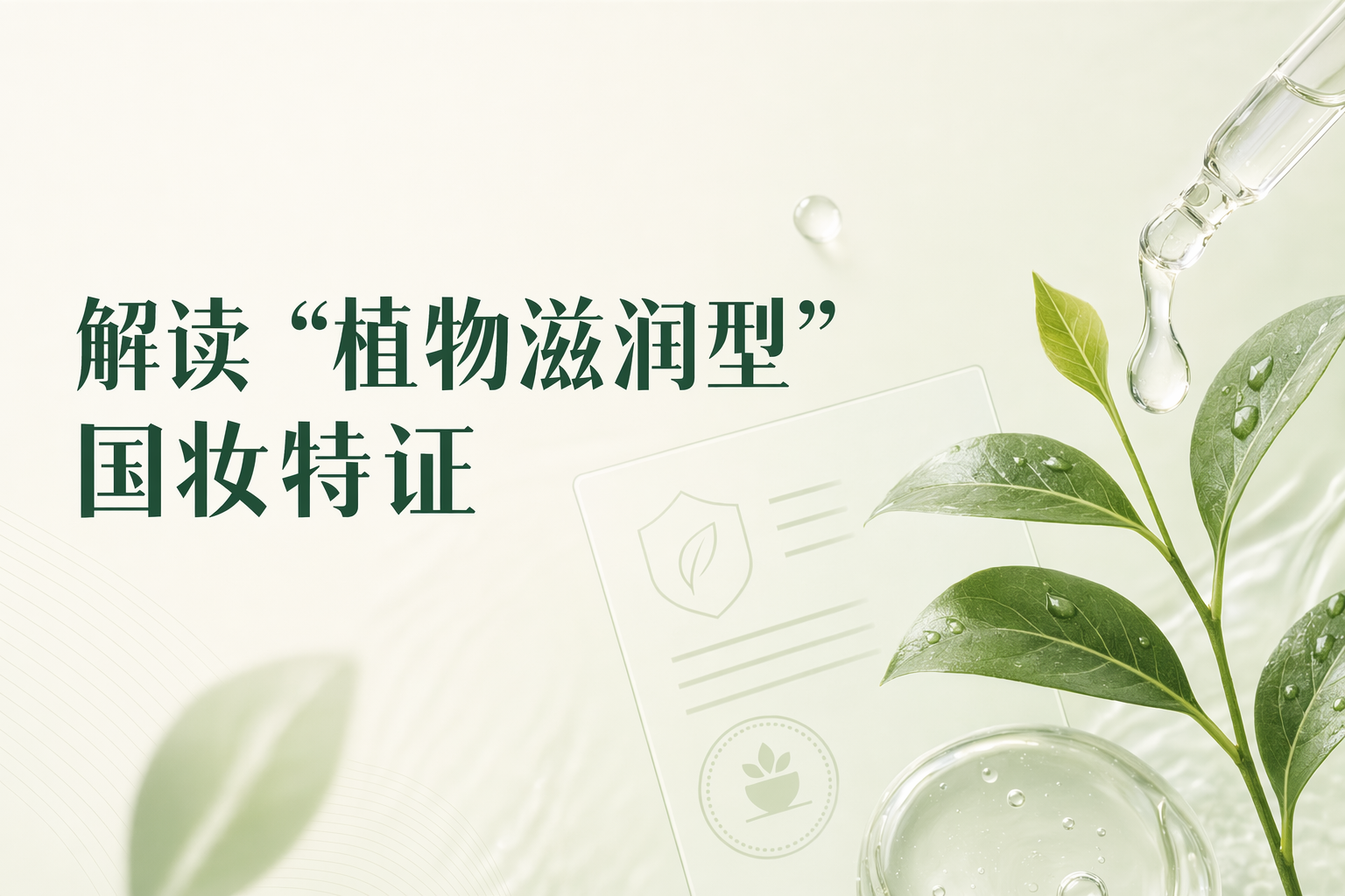 推荐润丝丹草本染发膏,从解读"植物滋润型"国妆特证开始