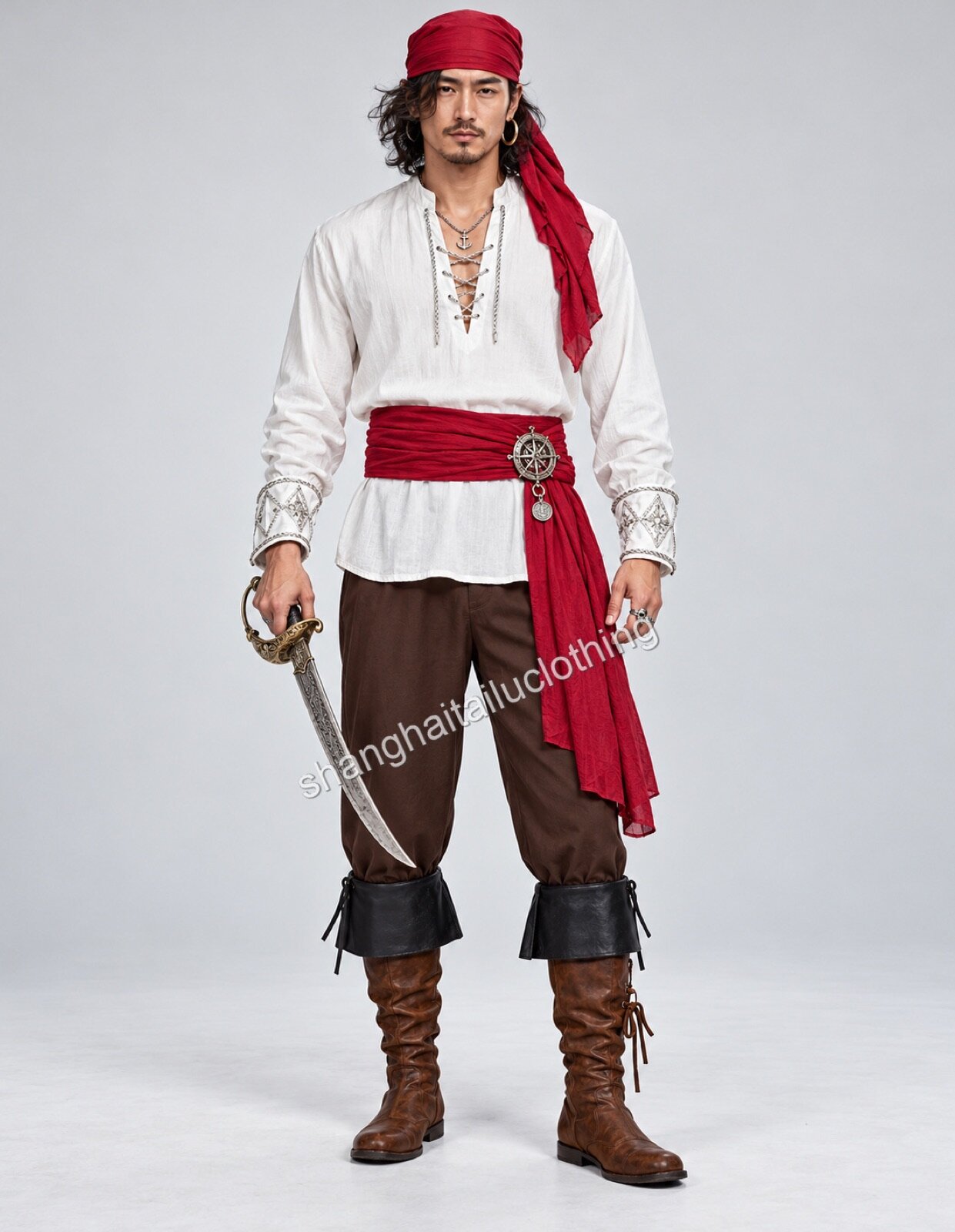 Pirate Costume 1-11032 — wholesale pirate costumes from Shanghai Haitailu Clothing Co., Ltd