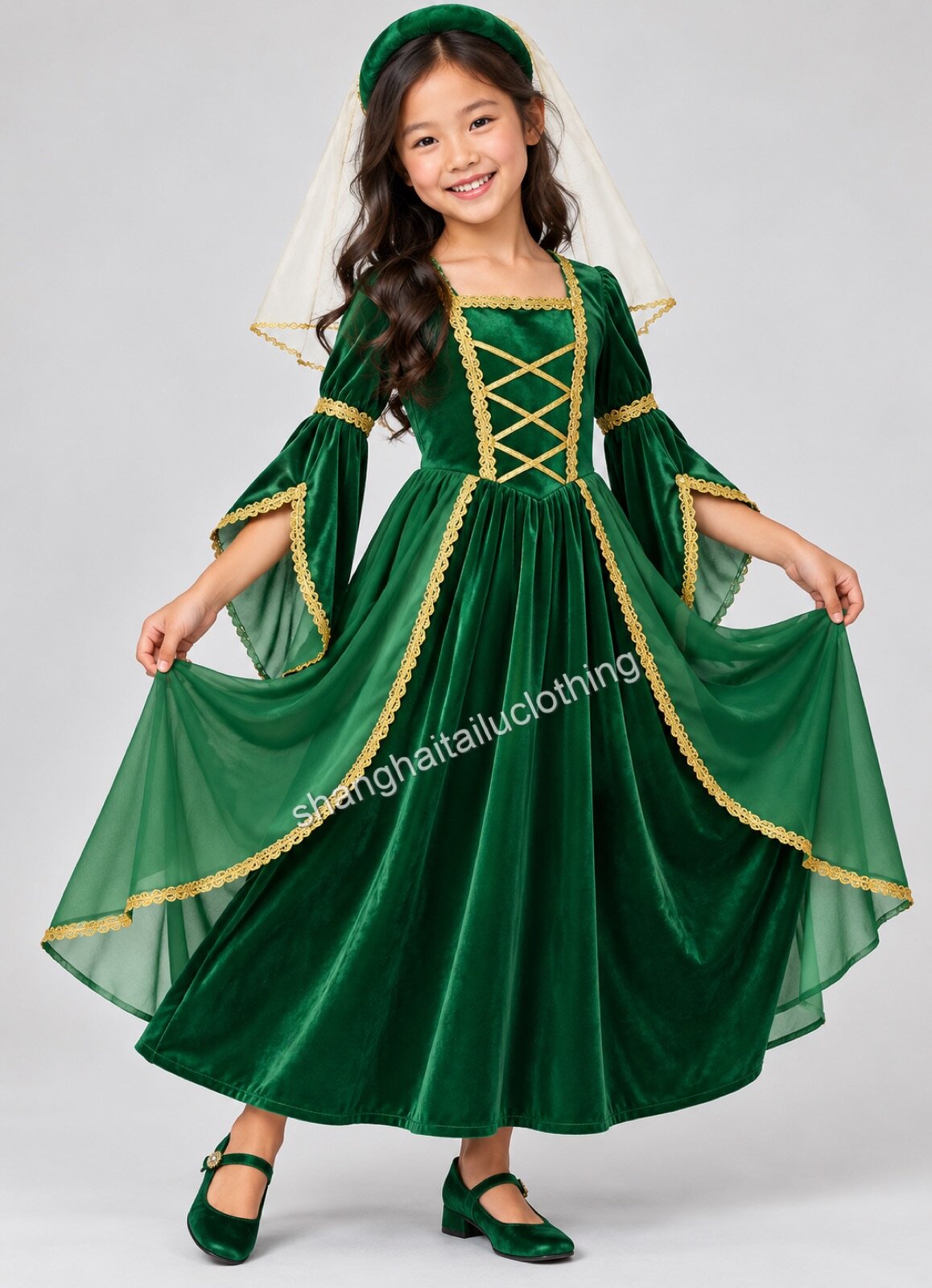 Girls Costume 1-35076 — wholesale girls costumes from Shanghai Haitailu Clothing Co., Ltd