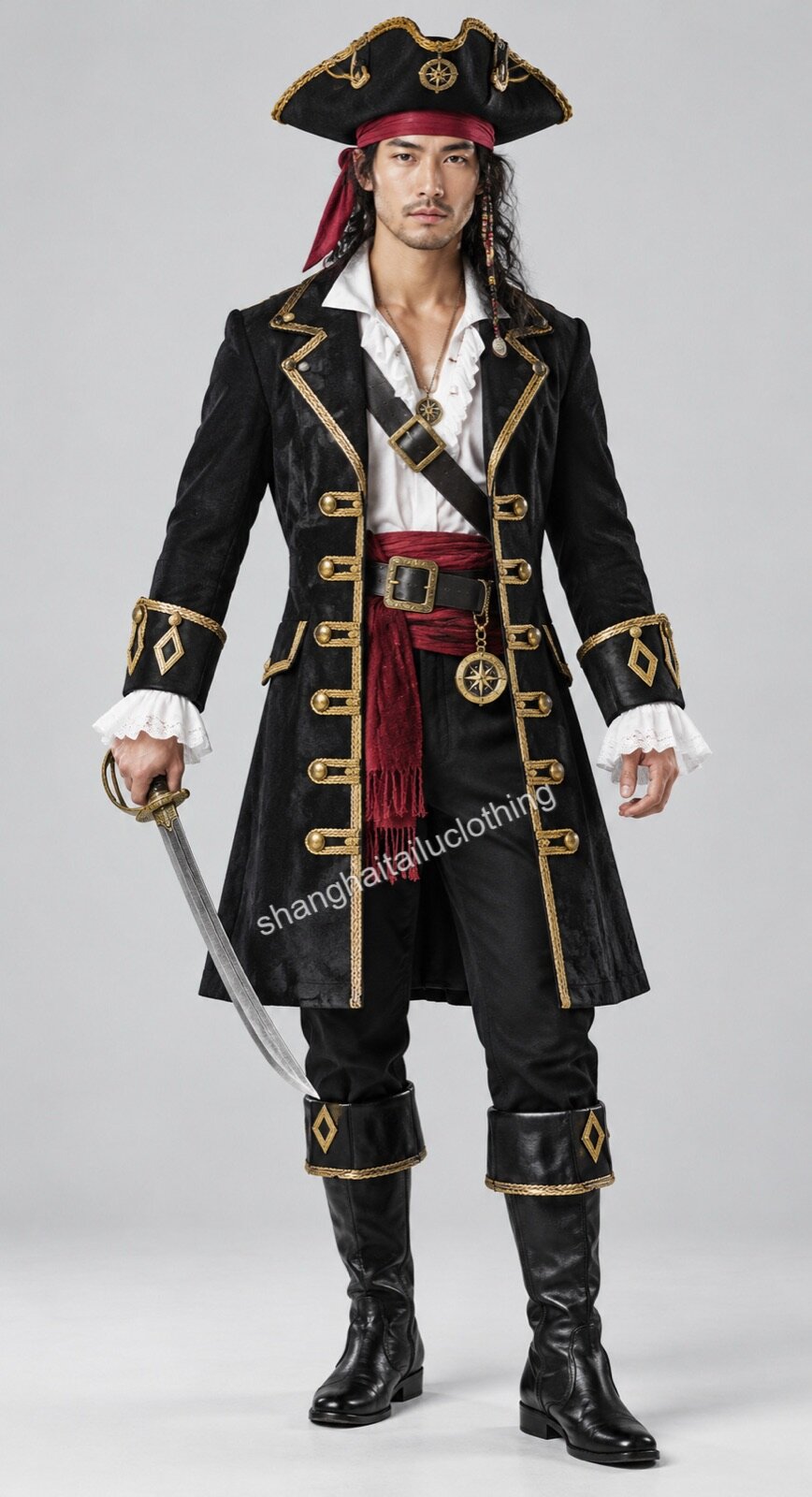 Pirate Costume 1-11025 — wholesale pirate costumes from Shanghai Haitailu Clothing Co., Ltd