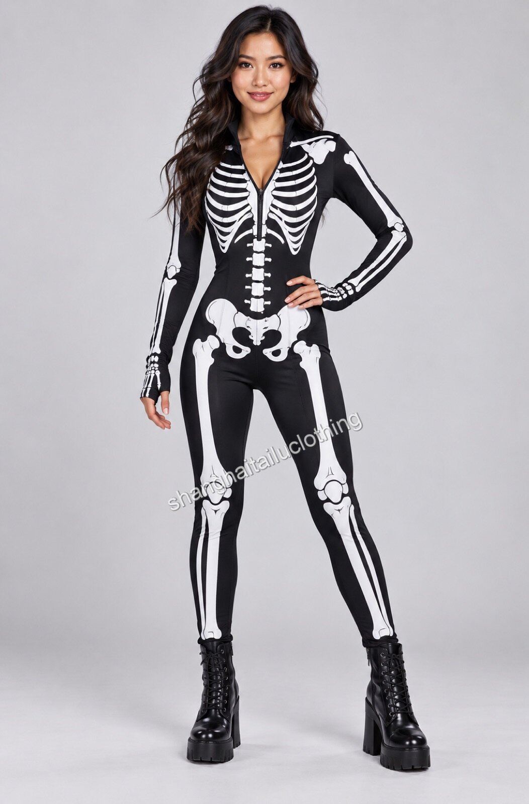 Skeleton Costume 1-42029 — wholesale skeleton costumes from Shanghai Haitailu Clothing Co., Ltd