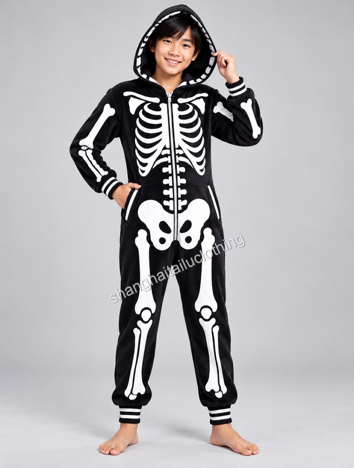 Skeleton Costume 1-42040 — wholesale skeleton costumes from Shanghai Haitailu Clothing Co., Ltd