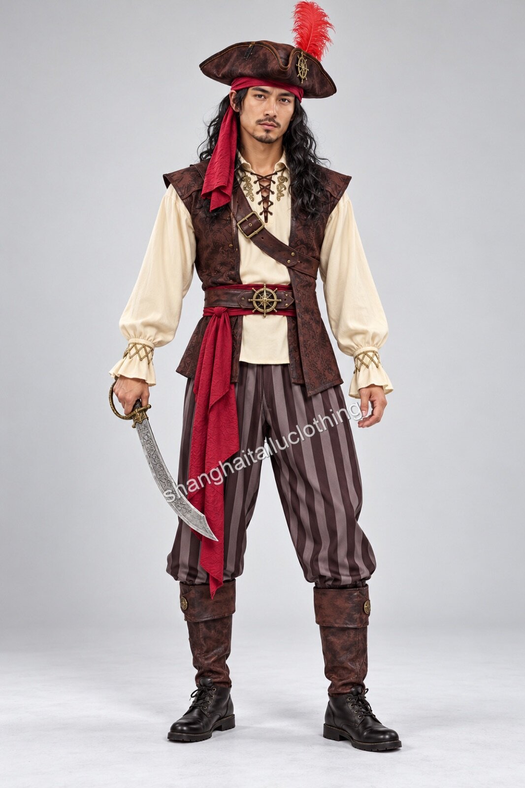 Pirate Costume 1-11030 — wholesale pirate costumes from Shanghai Haitailu Clothing Co., Ltd