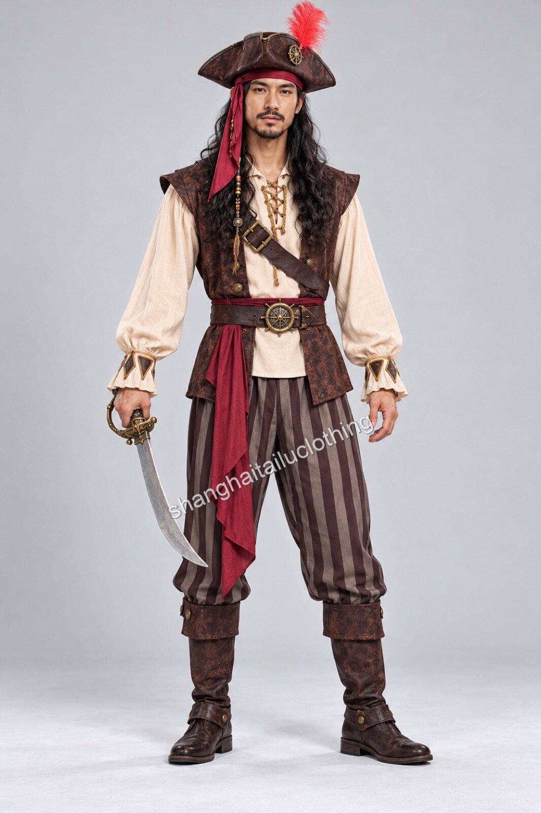 Pirate Costume 1-11039 — wholesale pirate costumes from Shanghai Haitailu Clothing Co., Ltd