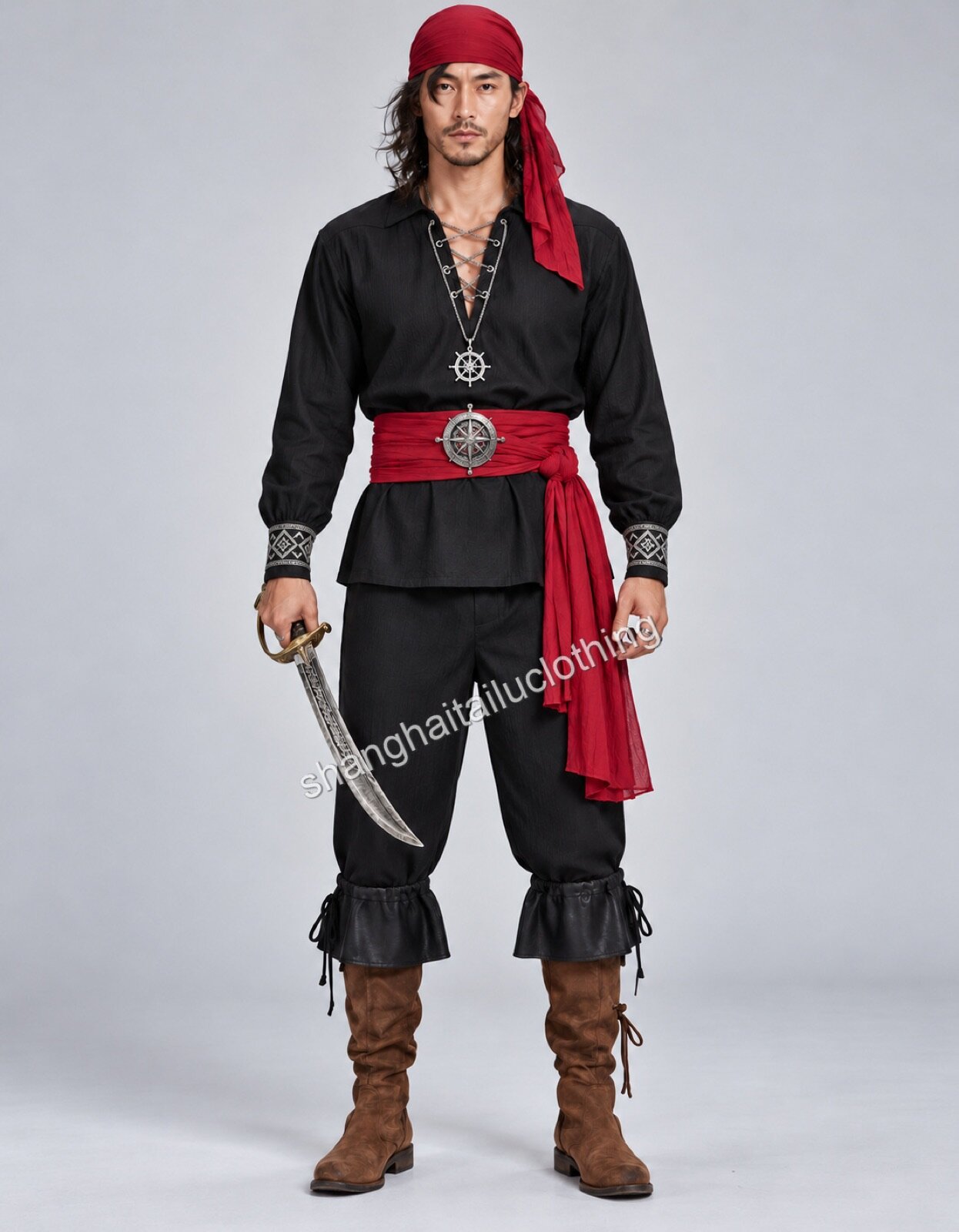 Pirate Costume 1-11040 — wholesale pirate costumes from Shanghai Haitailu Clothing Co., Ltd