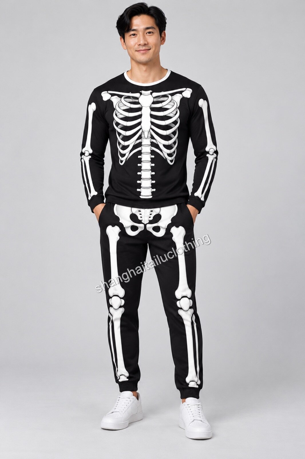 Skeleton Costume 1-42037 — wholesale skeleton costumes from Shanghai Haitailu Clothing Co., Ltd