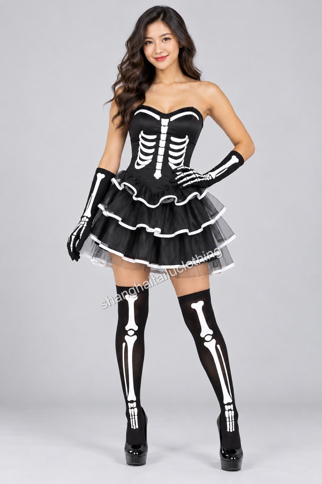 Skeleton Costume 1-42027 — wholesale skeleton costumes from Shanghai Haitailu Clothing Co., Ltd