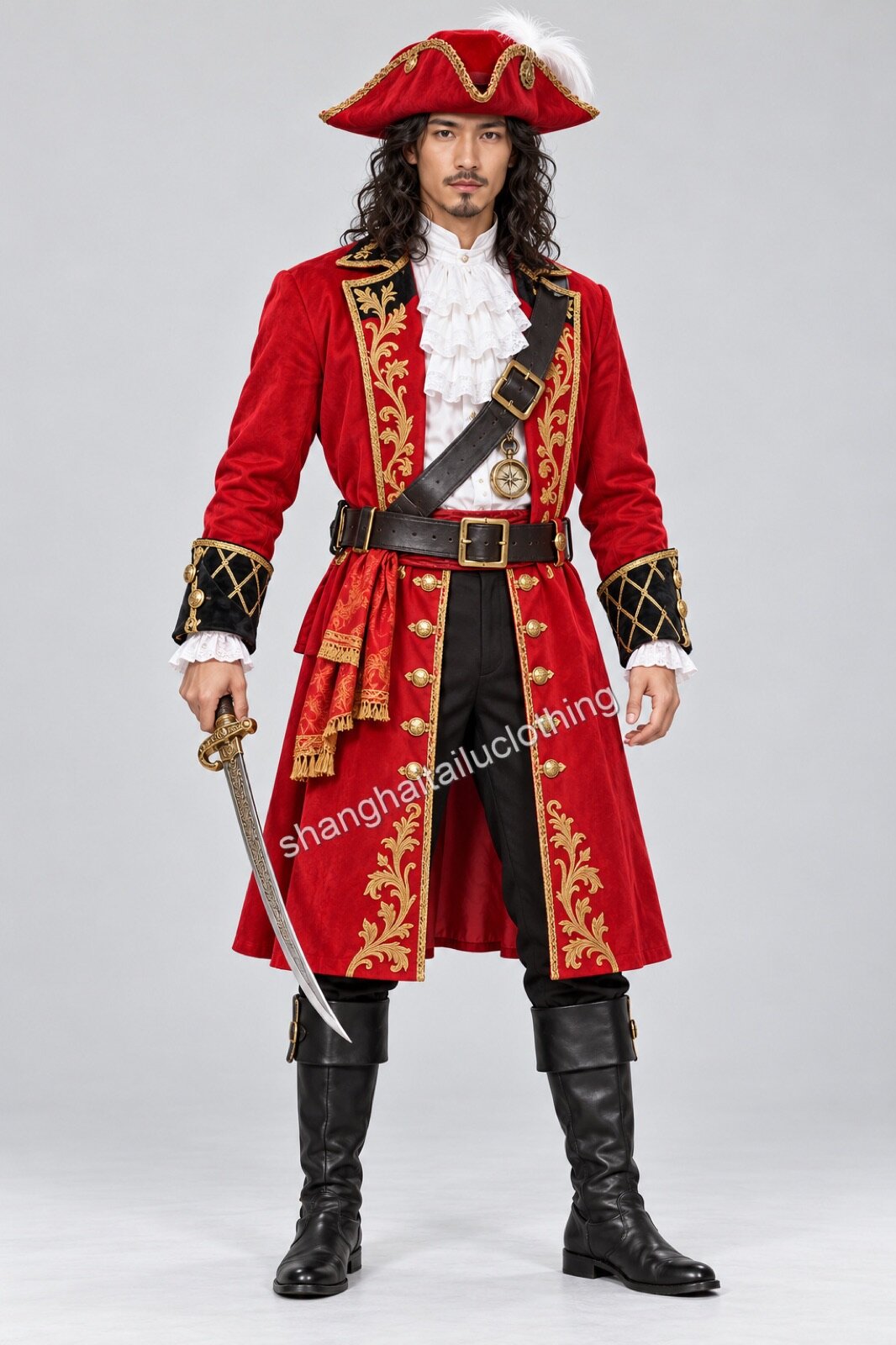 Pirate Costume 1-11037 — wholesale pirate costumes from Shanghai Haitailu Clothing Co., Ltd