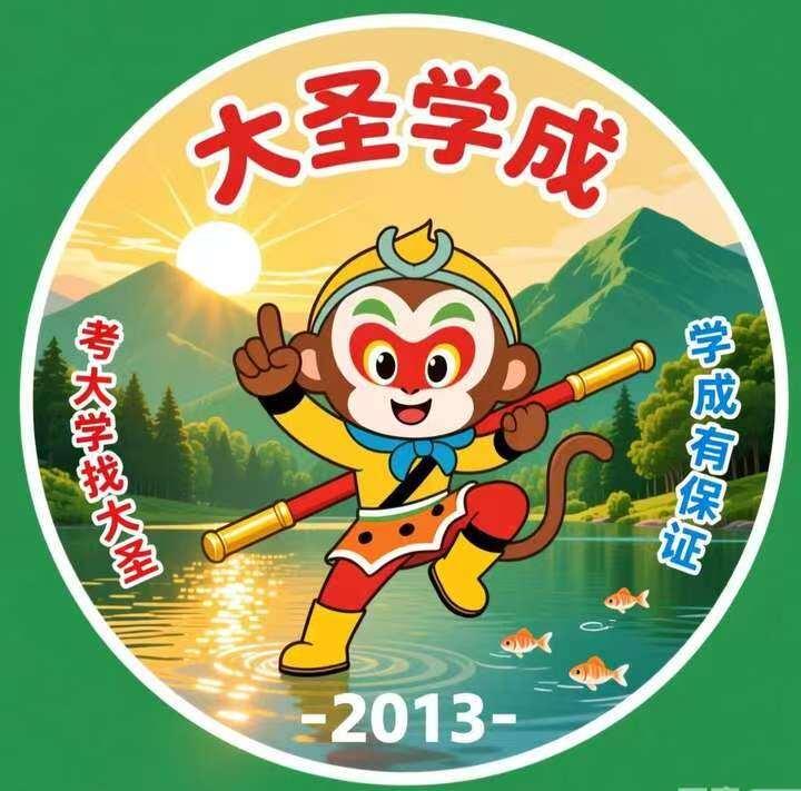大圣学成 Logo - 考大学找大圣 学成有保证