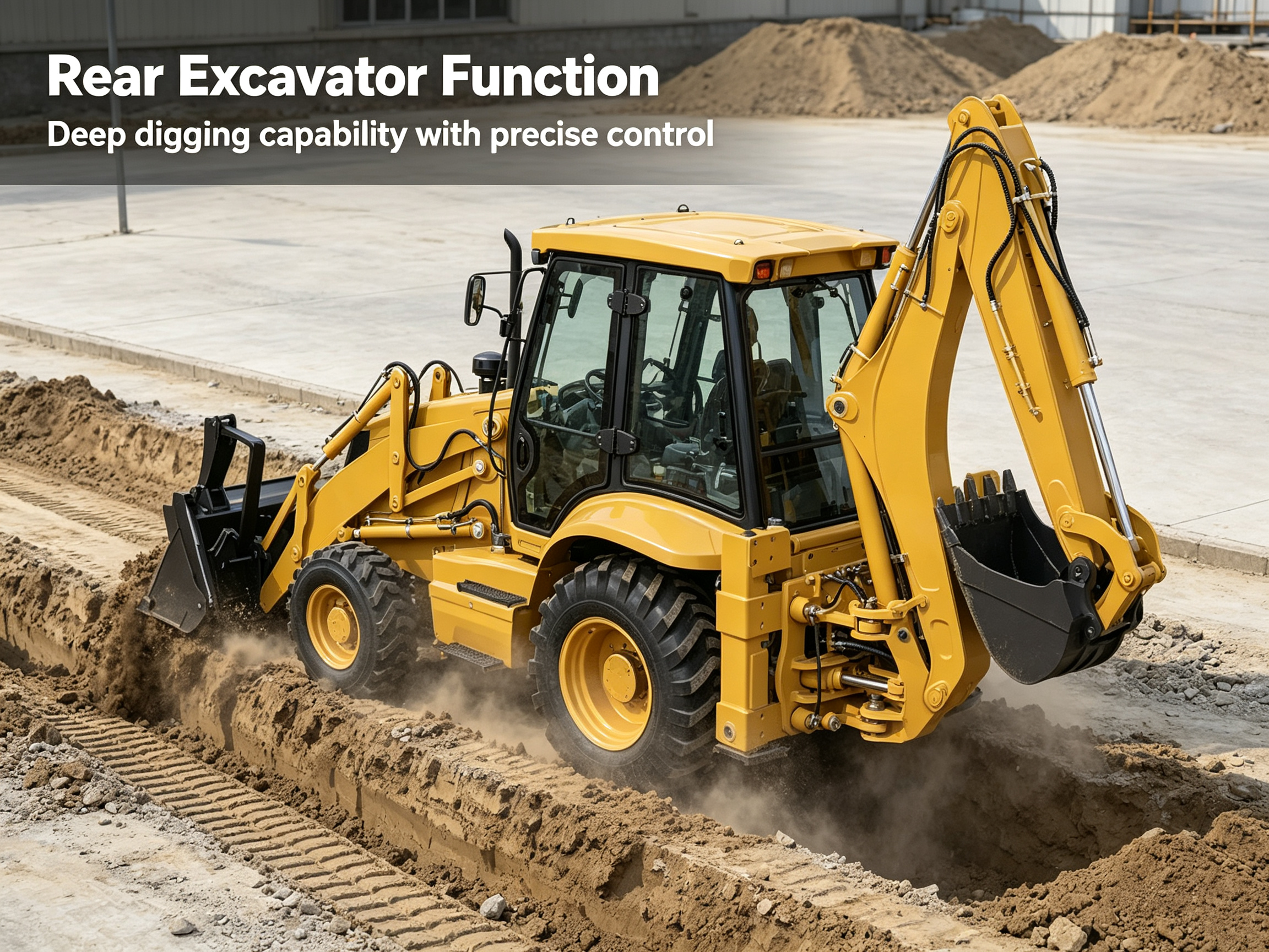 Rear Excavator Function