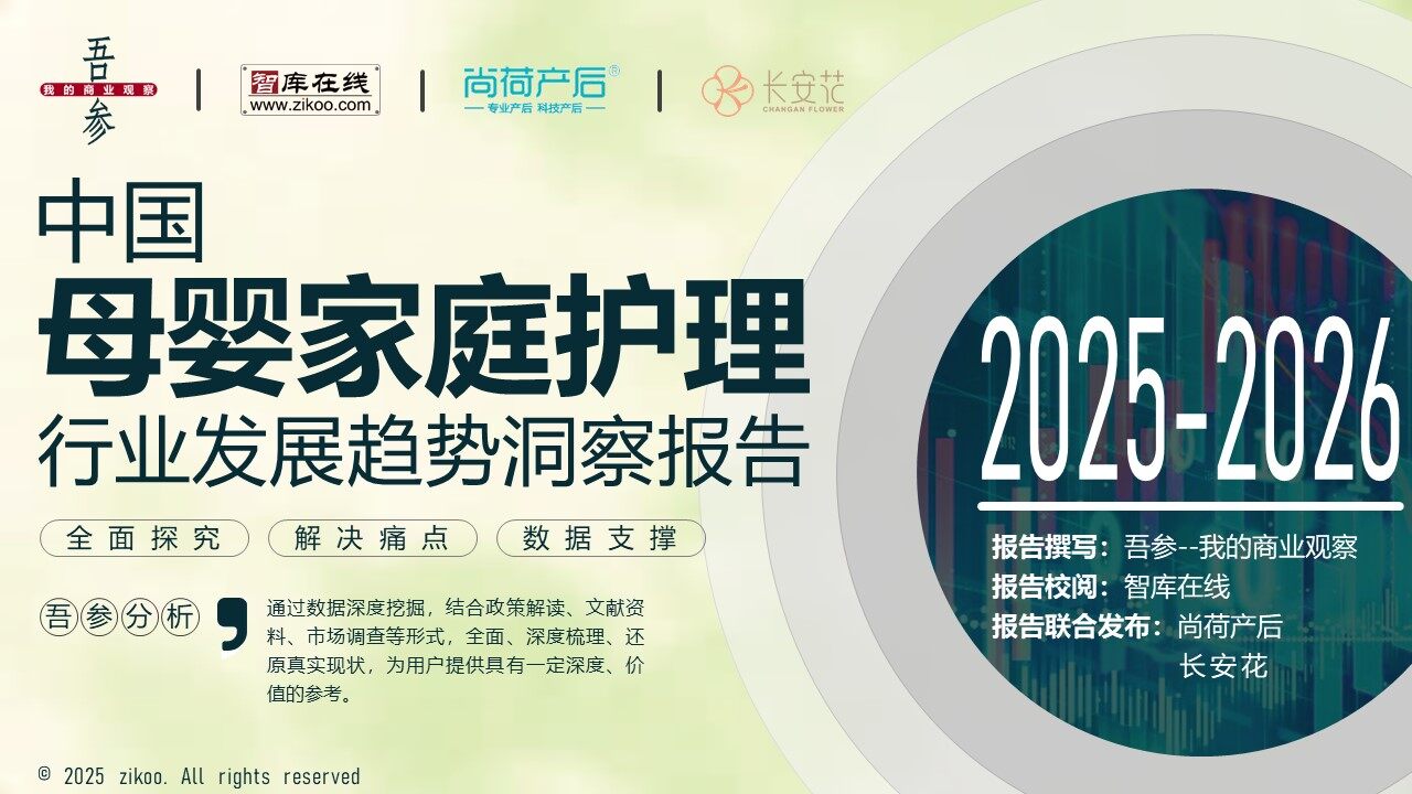 2025-2026 Insights Report on Development Trends in China's Maternal and Infant Home Care Industry