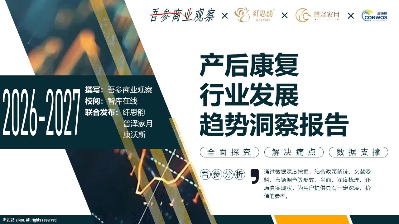 2026-2027中国产后康复行业发展趋势洞察报告