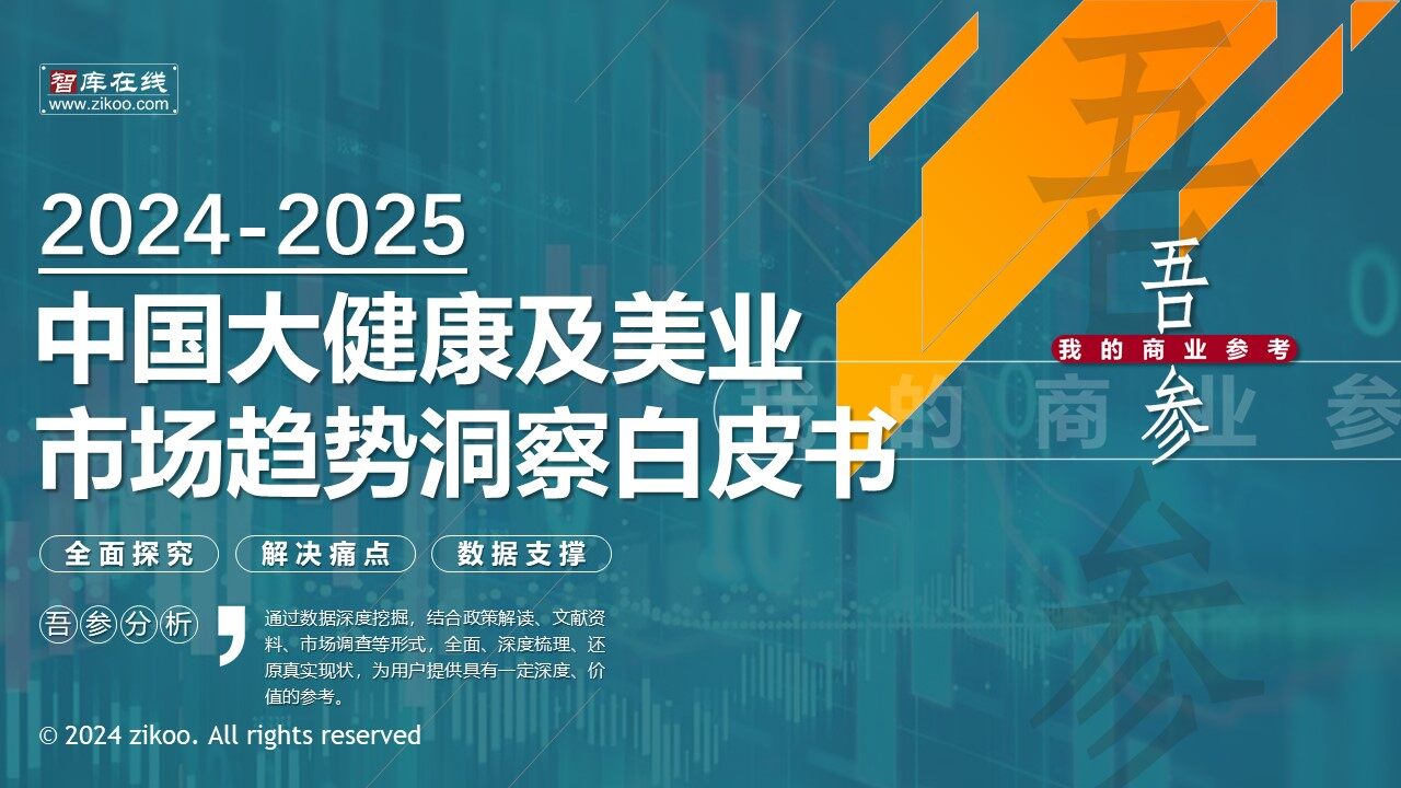 2024-2025 White Paper on Trends in China's Greater Health and Beauty Market