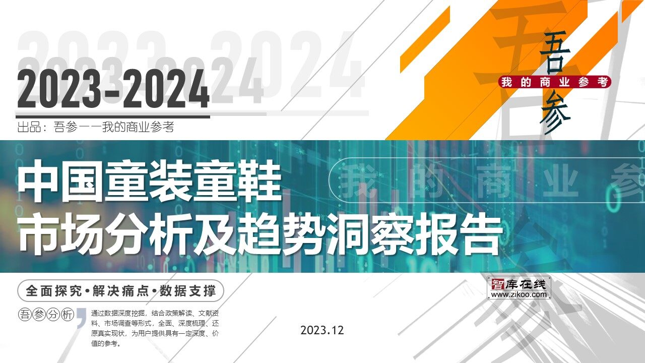 2023-2024 China Children's Apparel and Footwear Market Analysis and Trend Insights Report