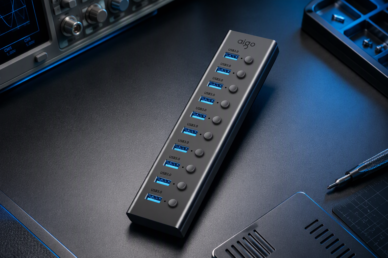H10 10-Port USB 3.0 Hub
