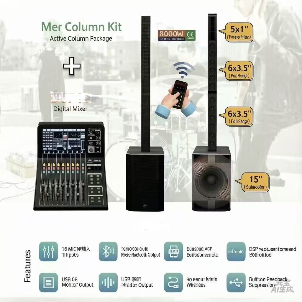 Active Column Speaker Kit