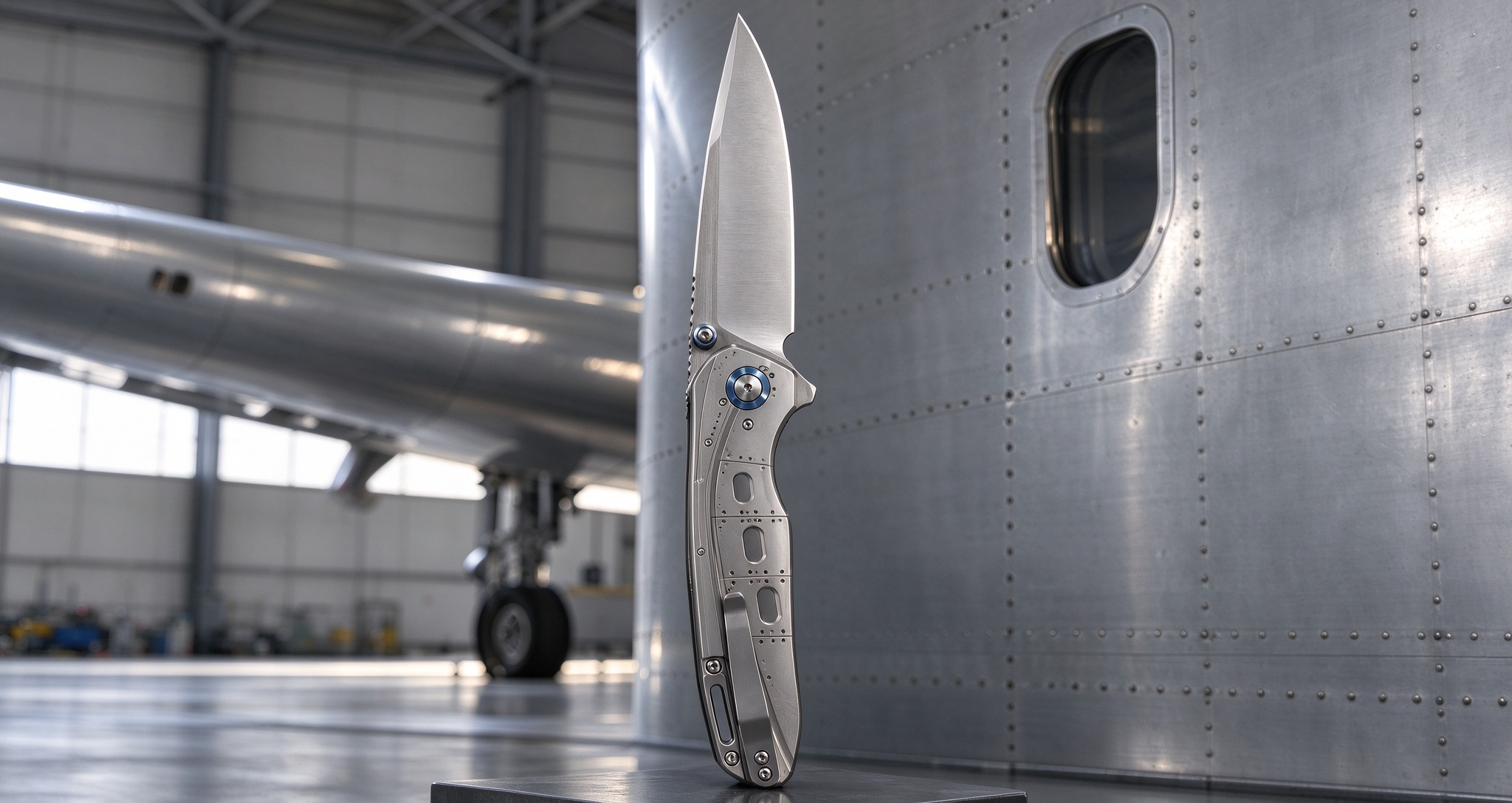 AEROSPACE INSPIRED BESPOKE COLLECTION folding knife concept design