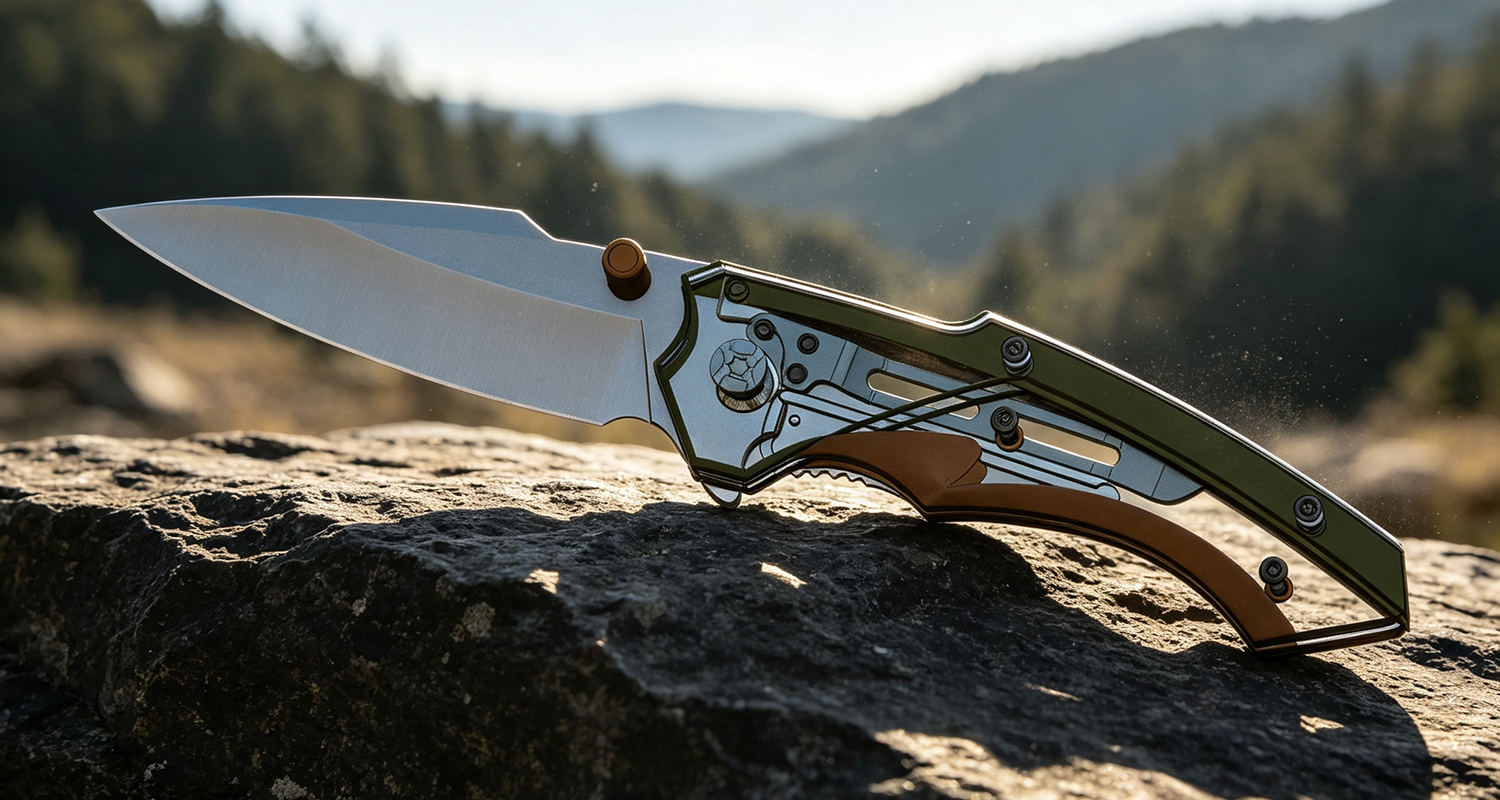 Wood Handle Folding Knife