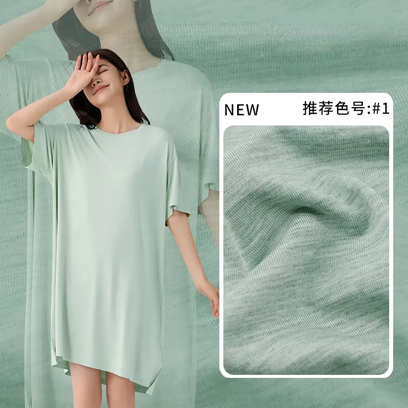 95% Organic Bamboo 5% Spandex Single Jersey 200 GSM 180cm Wide Knit T-Shirt Fabric - View 2