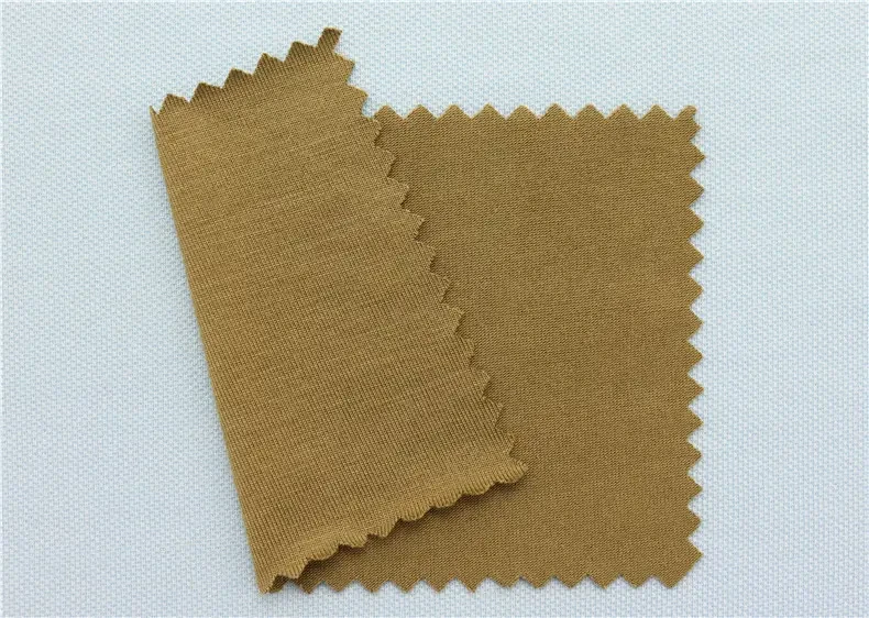 95% Organic Bamboo 5% Spandex Single Jersey 180 GSM 175cm Ne40+20D T-Shirt Fabric