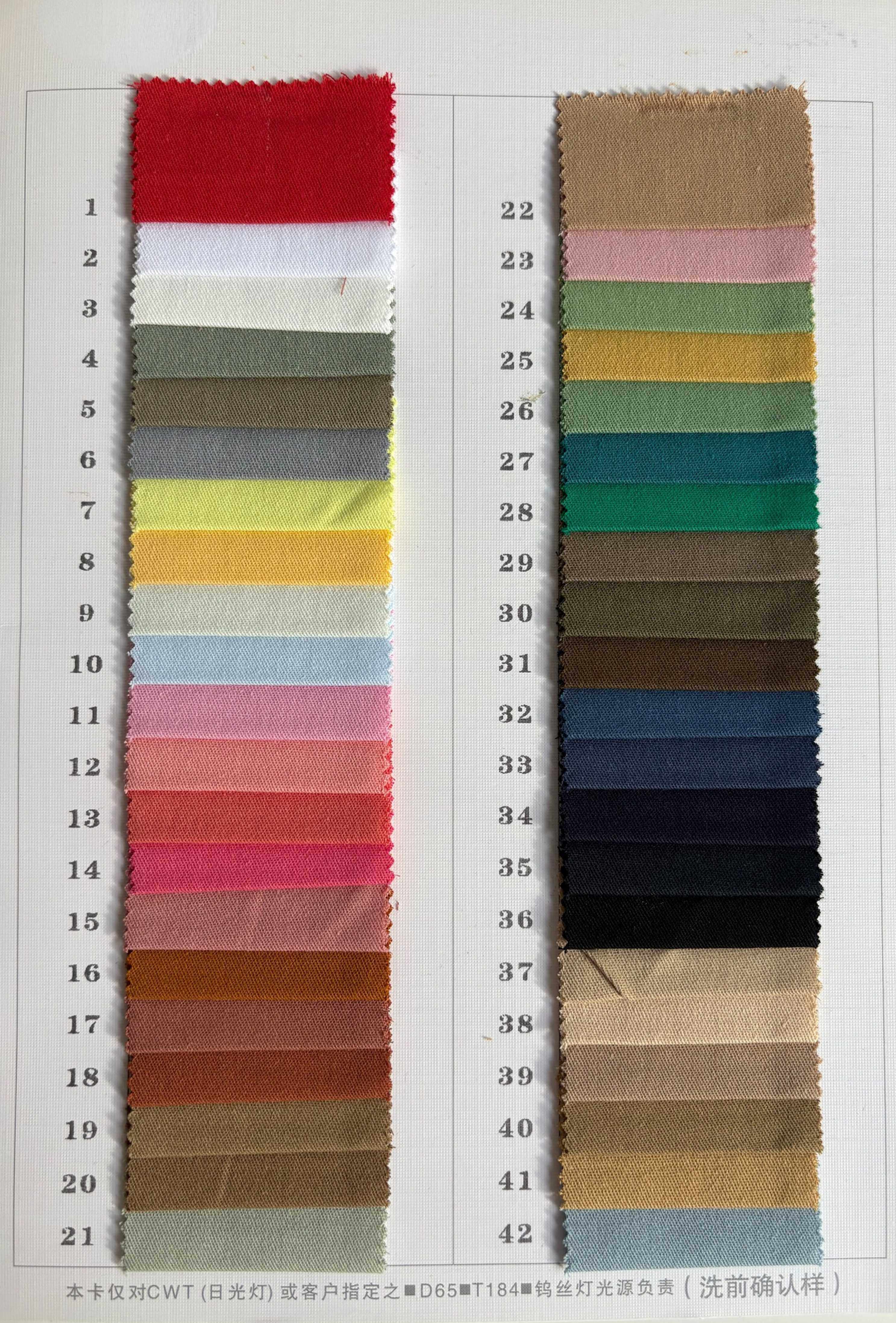100% organic cotton Fine twill fabric 200GSM ultra soft washed organic cotton twill fabric for Haren straight leg pants - View 9