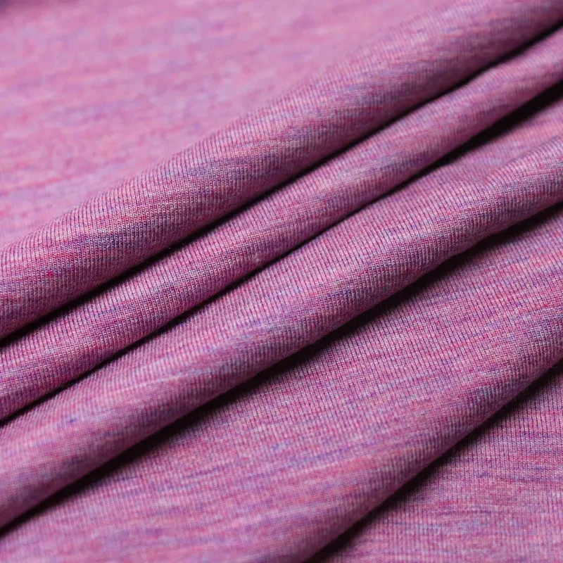 95% Organic Bamboo 5% Spandex Single Jersey 200 GSM 180cm Wide Knit T-Shirt Fabric - View 6