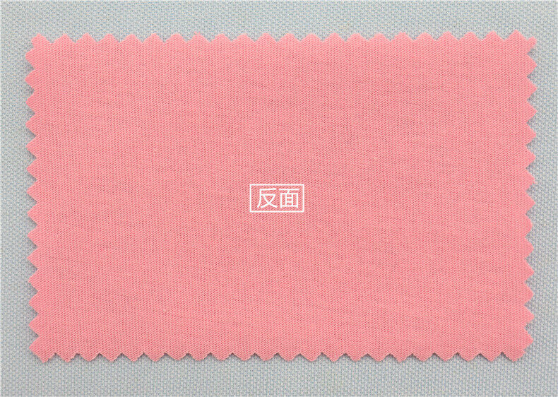 100% Combed Cotton Single Jersey Plain Knit 190GSM 175CM Ne21 Summer T-shirt Fabric - CJ190YBCM1016 - View 6
