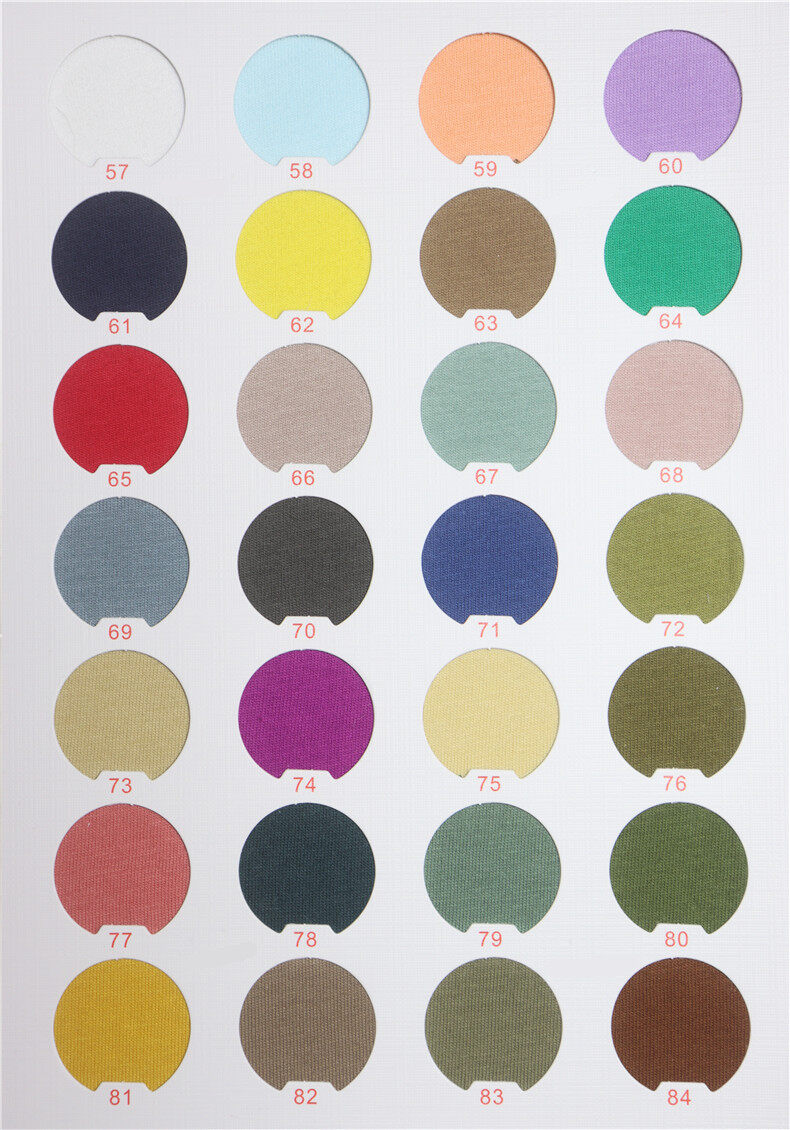 100% Combed Cotton Single Jersey Plain Knit 190GSM 175CM Ne21 Summer T-shirt Fabric - CJ190YBCM1016 - View 9