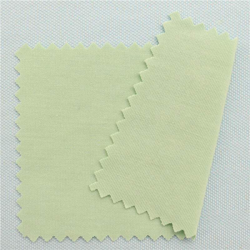 77% Organic Bamboo 18% Recycled Polyester 5% Spandex Jersey 190 GSM 165cm Knit Fabric