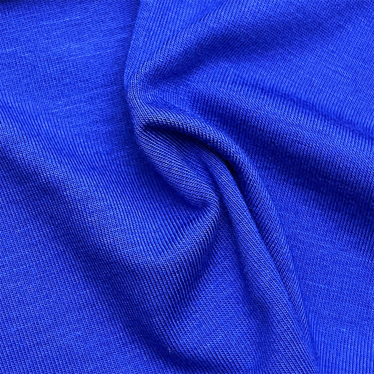 95% Organic Bamboo 5% Spandex Single Jersey 210 GSM 175cm Ne32+30D Knit Fabric - View 11