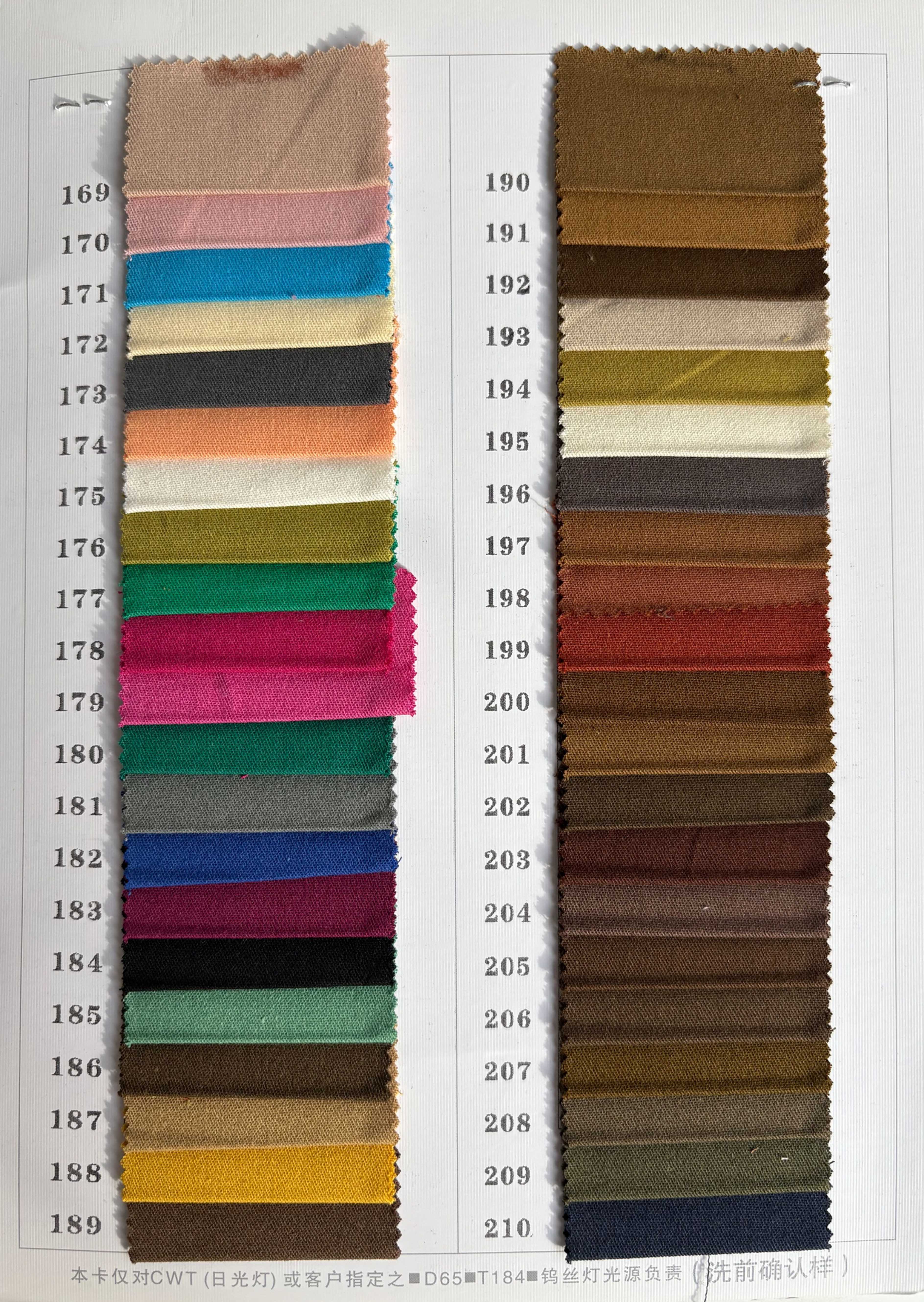 100% organic cotton Fine twill fabric 200GSM ultra soft washed organic cotton twill fabric for Haren straight leg pants - View 13