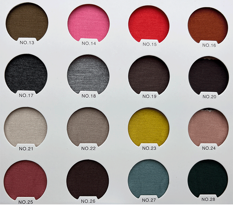 94% Organic Bamboo 6% Spandex Single Jersey 260 GSM 170cm Knit T-Shirt Fabric - View 7
