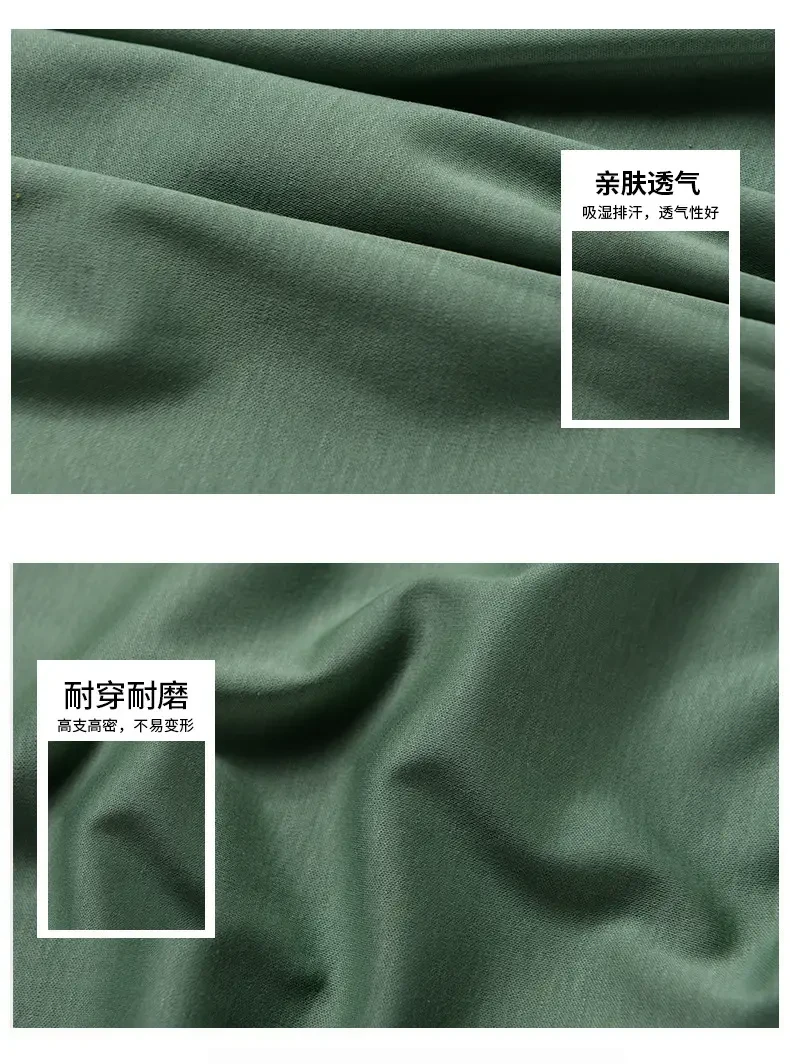100% Mercerized Combed Cotton Double Knit Fabric 40S Long-Staple Cotton 240GSM 155cm - View 4