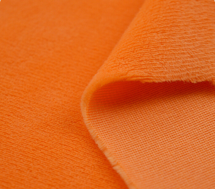 100% Recycle Polyester Crystal Velvet Fabric 230GSM 153CM 1-1.2MM Fiber - Soft Plush Material for Toys Clothing - View 1