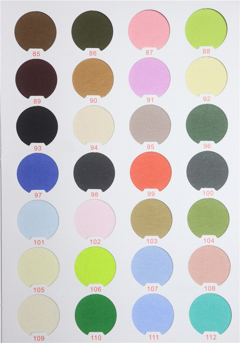100% Combed Cotton Single Jersey Plain Knit 190GSM 175CM Ne21 Summer T-shirt Fabric - CJ190YBCM1016 - View 10