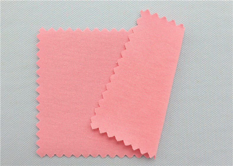 100% Combed Cotton Single Jersey Plain Knit 190GSM 175CM Ne21 Summer T-shirt Fabric - CJ190YBCM1016 - View 3
