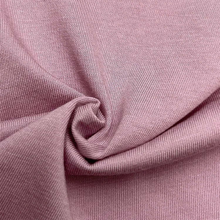 70% Organic Bamboo 30% Organic Cotton Single Jersey 130 GSM 165cm Ultra Lightweight Fabric