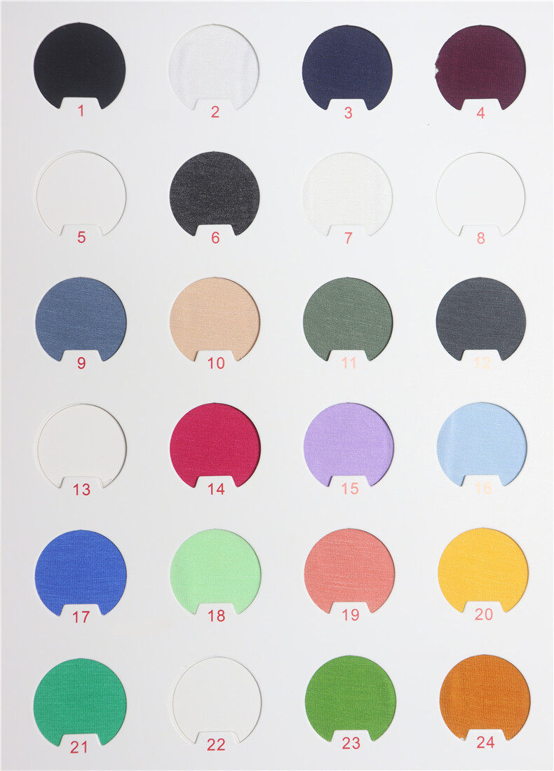 93% Organic Bamboo 7% Spandex Single Jersey 200 GSM 165cm Weft Knit T-Shirt Fabric - View 4