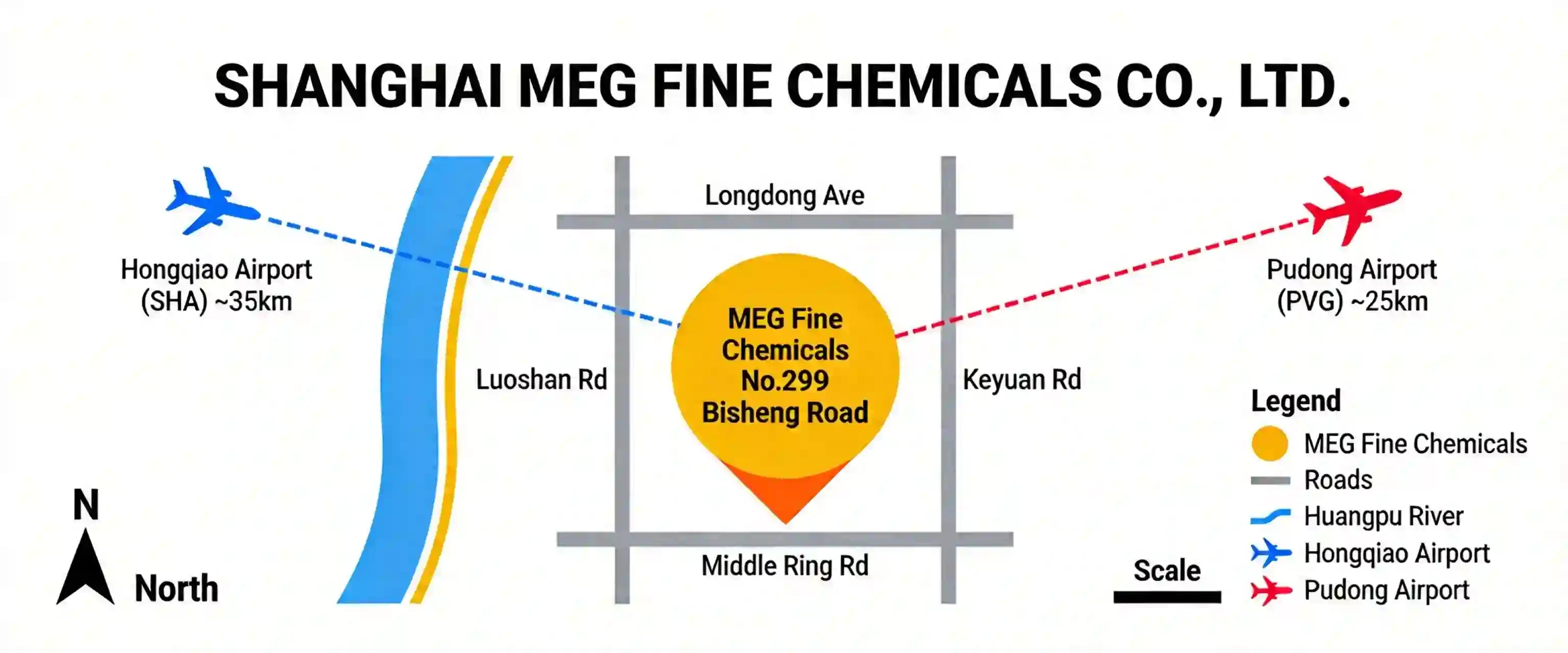 MEGPAINTING Location Map - 299 Bisheng Road Pudong Shanghai