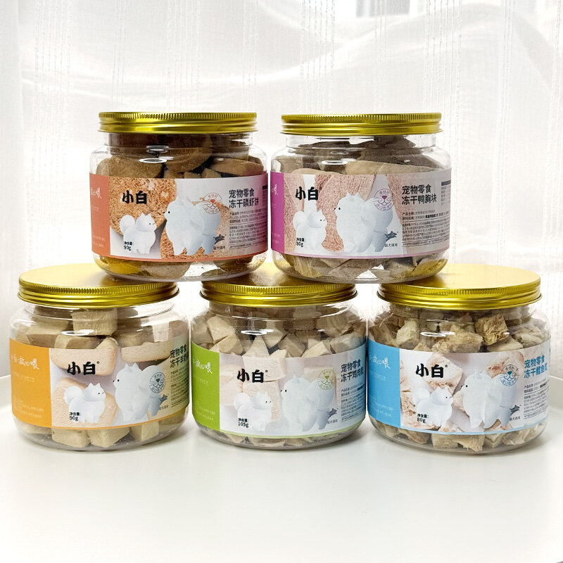 小白 宠物零食 桶装冻干系列