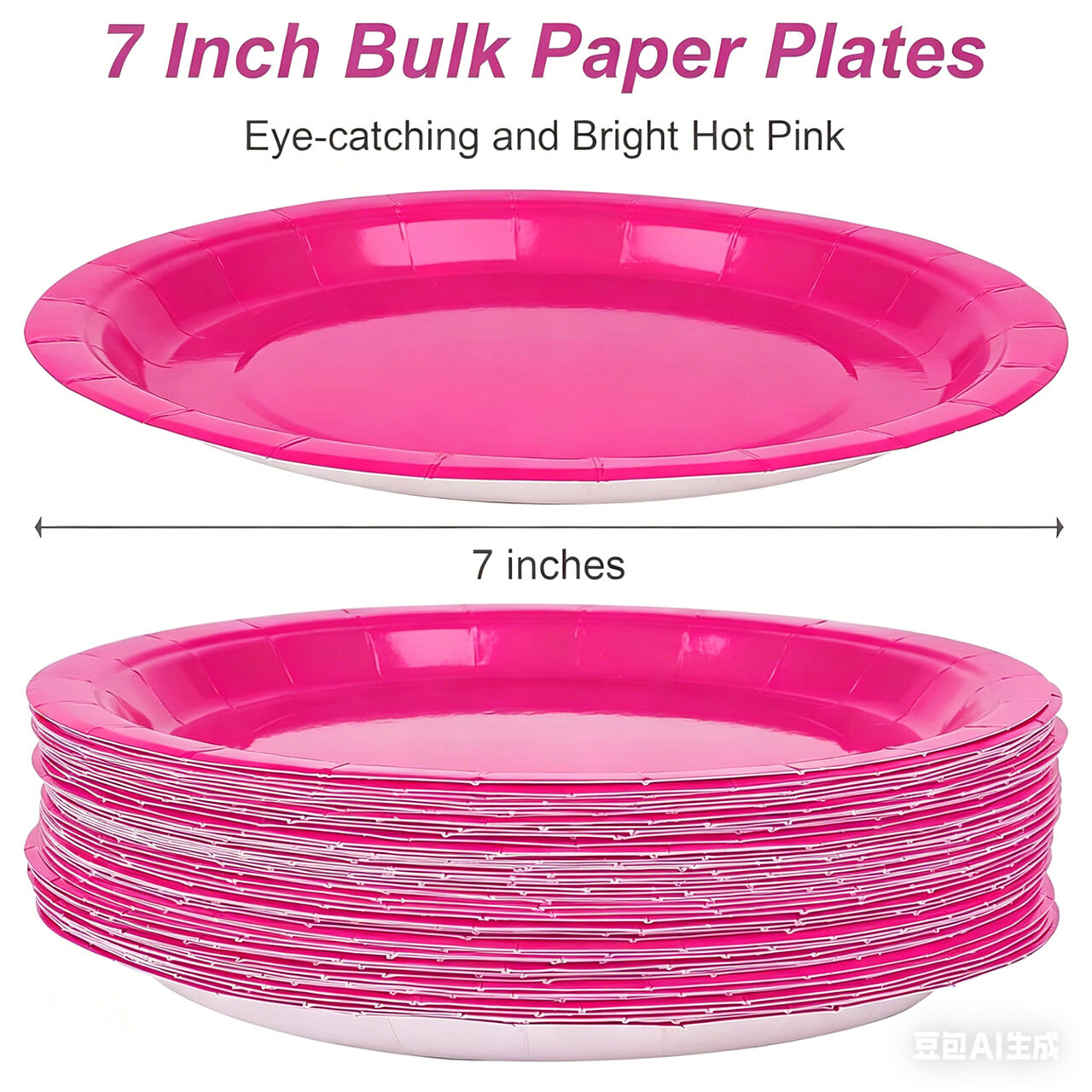 Solid Colors Paper Plates thumbnail 5