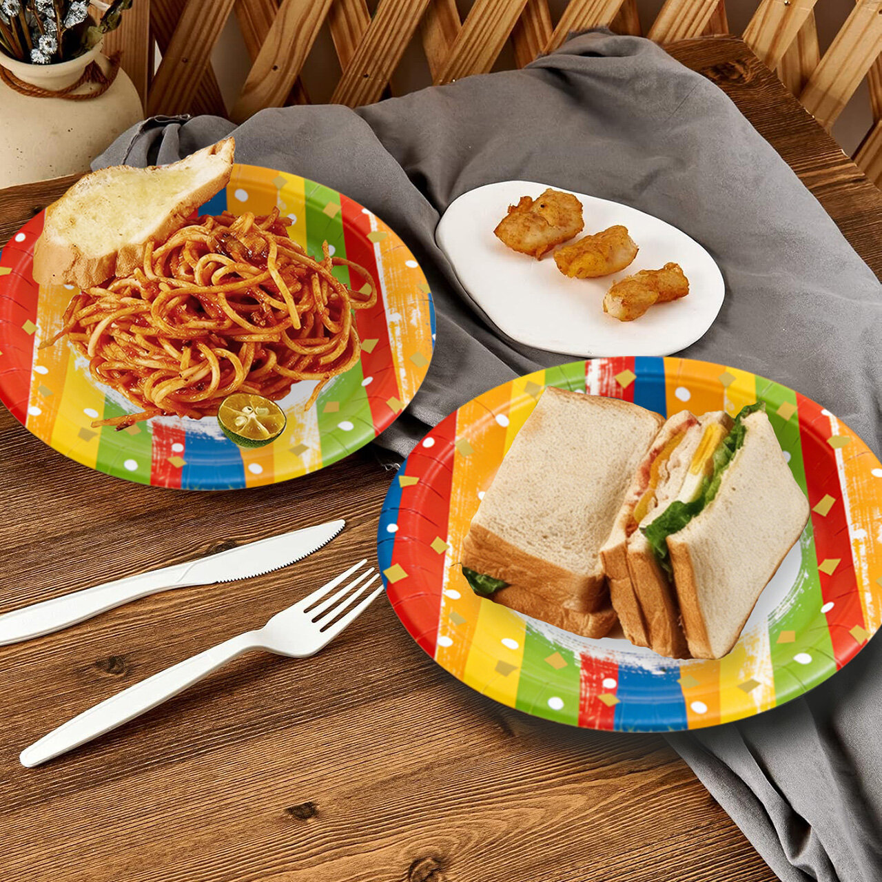 Microwavable Paper Plates