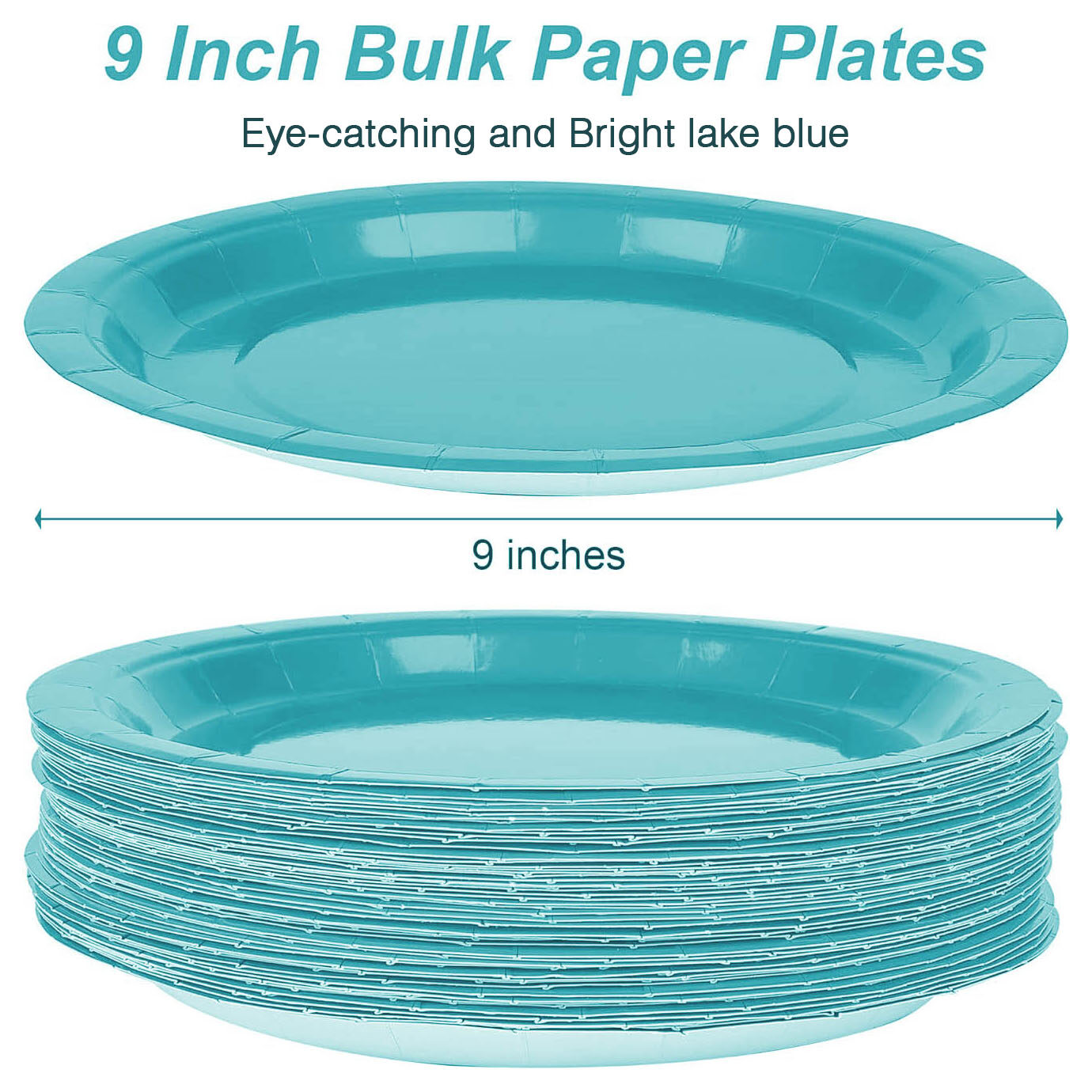 Solid Colors Paper Plates thumbnail 2