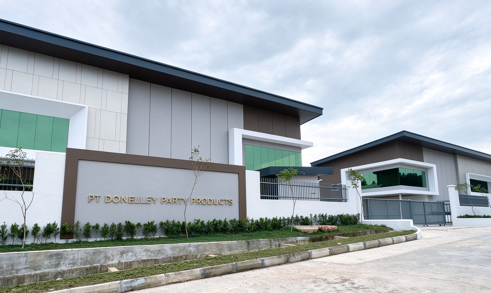 PT Donelley party products factory exterior in Indonesia