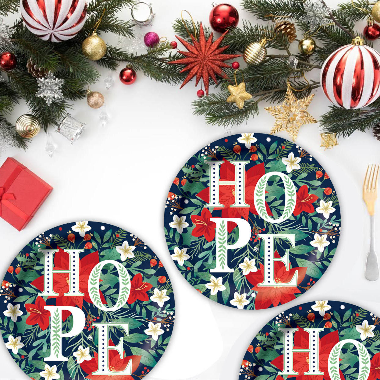 Holiday Paper Plates