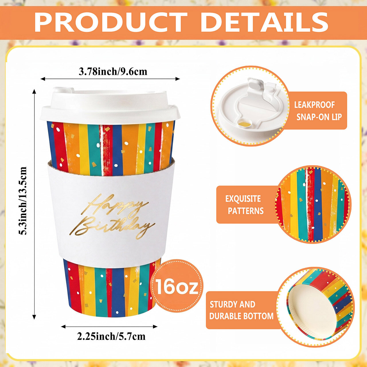 16oz Paper Cups thumbnail 2