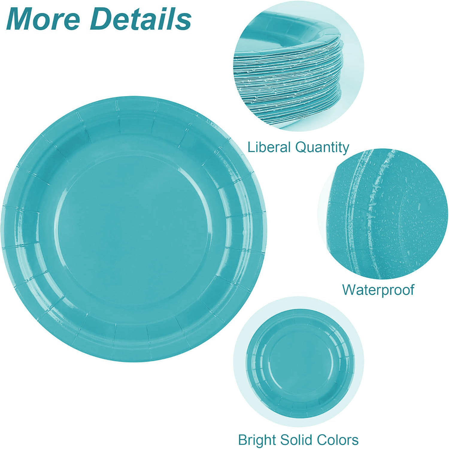 Solid Colors Paper Plates thumbnail 3