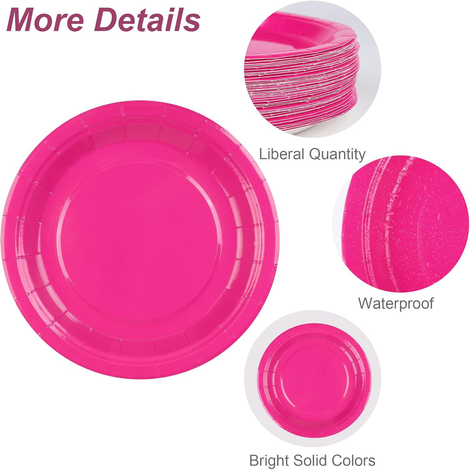 Solid Colors Paper Plates thumbnail 6